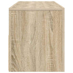 TV Cabinet with LED Lights Sonoma Oak 120x35x40 cm 804313