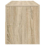 TV Cabinet with LED Lights Sonoma Oak 120x35x40 cm 804313