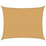 Sunshade Sail 160 g/m Rectangular Sand 6x8 m HDPE 4002052