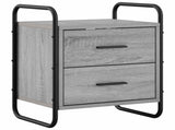 Hanging Bedside Cabinet Grey Sonoma 40 x 30 x 50 cm 8013548