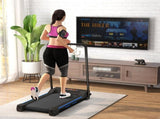 Folding Motorised Home Treadmill Walking Machine with LCD Monitor, Blue T3398P349145