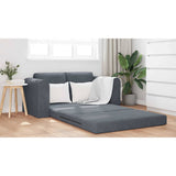 Sofa Bed Dark Grey 148 x 71 x 83 cm Velvet 4106685
