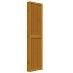 Room Divider 6 Panels Brown Solid Wood Paulownia 358825