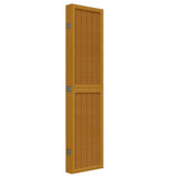 Room Divider 6 Panels Brown Solid Wood Paulownia 358825