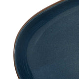 Countertop Basin Brown and Blue Oval 59x40x14 cm Ceramic 155100