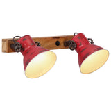 Wall Lamp 25 W Distressed Red 45x25 cm E27 371824
