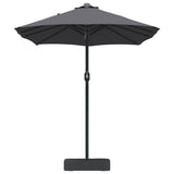 Garden Parasol Anthracite 385 x 209 x 244 cm Polyester 42003285