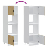 Oven Cabinets 2 pcs Porto Sonoma Oak Engineered Wood 3315054