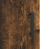 Highboard Smoked Oak 34,5x34x180 cm Engineered Wood 3198862