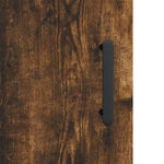Highboard Smoked Oak 69.5x34x180 cm Engineered Wood 3199566