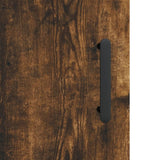 Highboard Smoked Oak 69.5x34x180 cm Engineered Wood 3199566