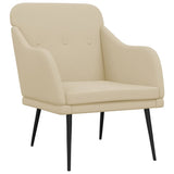 Armchair Cream 63x76x80 cm Fabric 351480