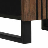 Bathroom Cabinet Walnut 38 x 33 x 160 cm Engineered Wood 4018030