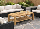 Coffee Table Whitewash 100.5 x 49 x 45 cm Solid Acacia Wood 901820