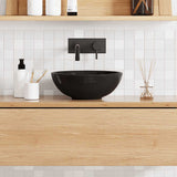 Wash Basin Gloss Black 28x10 cm Ceramic 42000315