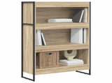 Book Cabinet Sonoma 80 x 30 x 121 cm Engineered Wood 886415