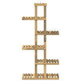 Plant Stand White 68 x 23.5 x 140 cm Solid Acacia Wood 903097