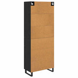 Highboard with Drawer 2 pcs Black Oak 69.5 x 34 x 180 cm 3416190