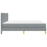 Bed Frame with Mattress Light Grey 180 x 200 cm Fabric 3415253