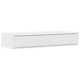 ZNTS Bed Drawers White 80x36,5x16,5 cm Engineered Wood 866923