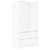 Bathroom Cabinet White 79.5 x 49 x 156 cm Engineered Wood 3406245