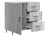 Sideboard Grey Sonoma 66 x 34.5 x 89.5 cm Engineered Wood 894861