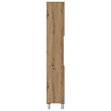 Bathroom Cabinet Artisan Oak 30x30x179 cm Engineered Wood 856141