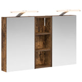 Bathroom Cabinet Set 3 pcs 80 x 10.5 x 50 cm Engineered wood 3403660