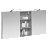 Bathroom Cabinet Set 3 pcs 140 x 14.5 x 70 cm Engineered wood 3403789