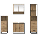 Bathroom Furniture Set 4 pcs Artisan Oak Engineered Wood 3402510