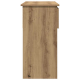 Console Table with Drawers Artisan Oak 85.5x38.5x74.5 cm 861399