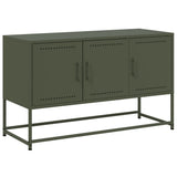 TV Cabinet Olive Green 100.5x39x60.5 cm Steel 846480