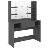 Makeup Table Grey MDF with melamine surface Makeup Table 331542