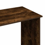 Desk Smoked Oak 102x50x75 cm Engineered Wood 860467