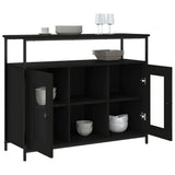 Sideboard Black 100x35x80 cm Engineered Wood 835504