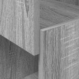 Corner Cabinet Grey Sonoma 25.5x25x102cm Engineered Wood 889810