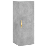 Highboard Concrete Grey 34.5x34x180 cm Engineered Wood 3198901
