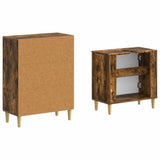 2 Piece Bathroom Cabinet Set ARNHEM Smoked Oak Engineered Wood 3417608