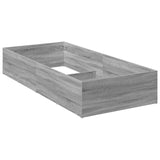 Bed Surround for Adjustable Bed Base Grey Sonoma 70 x 200 cm 8021812