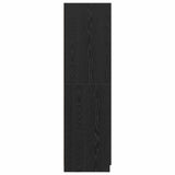 Wardrobe Black Oak 80 x 50.5 x 180 cm Engineered Wood 3333855