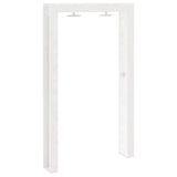 Outdoor Shower 226 cm Solid Pine Wood and Stainless Steel White 886341