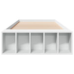 Bed Frame without Mattress White 75x190 cm Small Single 3280622
