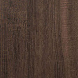 Dressing Table with Mirror Brown Oak 73x46.5x120 cm 848226