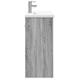 Bathroom Furniture Set Grey Sonoma 81 x 40 x 84.5 cm 3404271