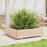 Garden Planter 90x90x26.5 cm Solid Wood Pine 847313