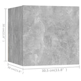 7 Piece TV Cabinet Set Concrete Grey Engineered Wood 3079128