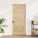 Interior Door ORKDAL Brown 86 x 198.5 cm Plywood 4102671