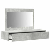 Dressing Table Grey 100 x 40 x 70 cm Engineered Wood 865211