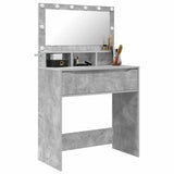 Bedroom Dressing Tables Concrete Grey 80 x 39.6 x 135 cm 888970