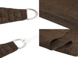 Sunshade Sail 160 g/m Brown 5x7x7 m HDPE 311814